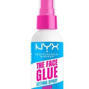 NYX The Face Glue Setting Spray - Pink Cap with Blue Label